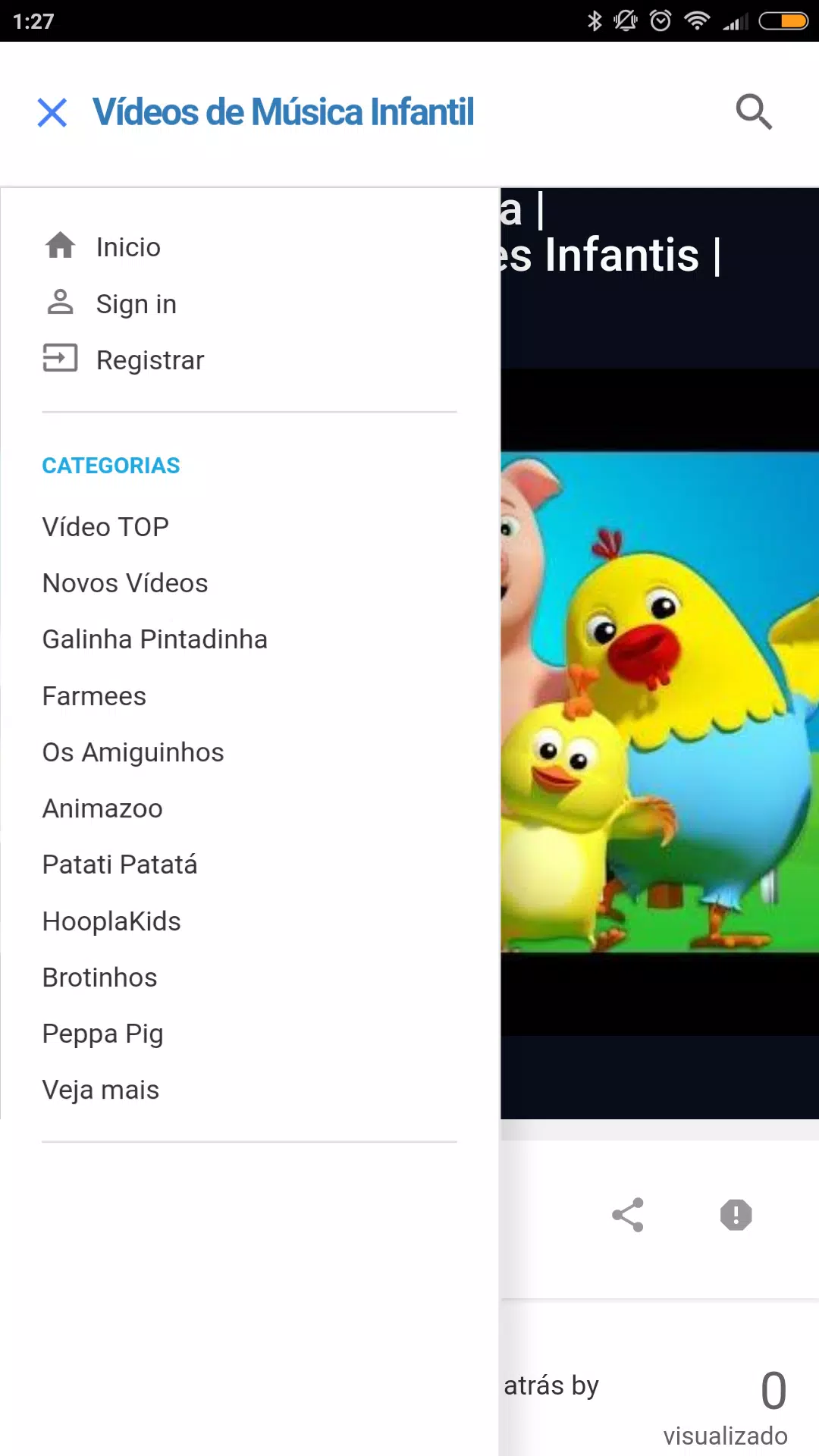 Vídeos Infantis Canções e Joguinhos para Crianças APK للاندرويد تنزيل