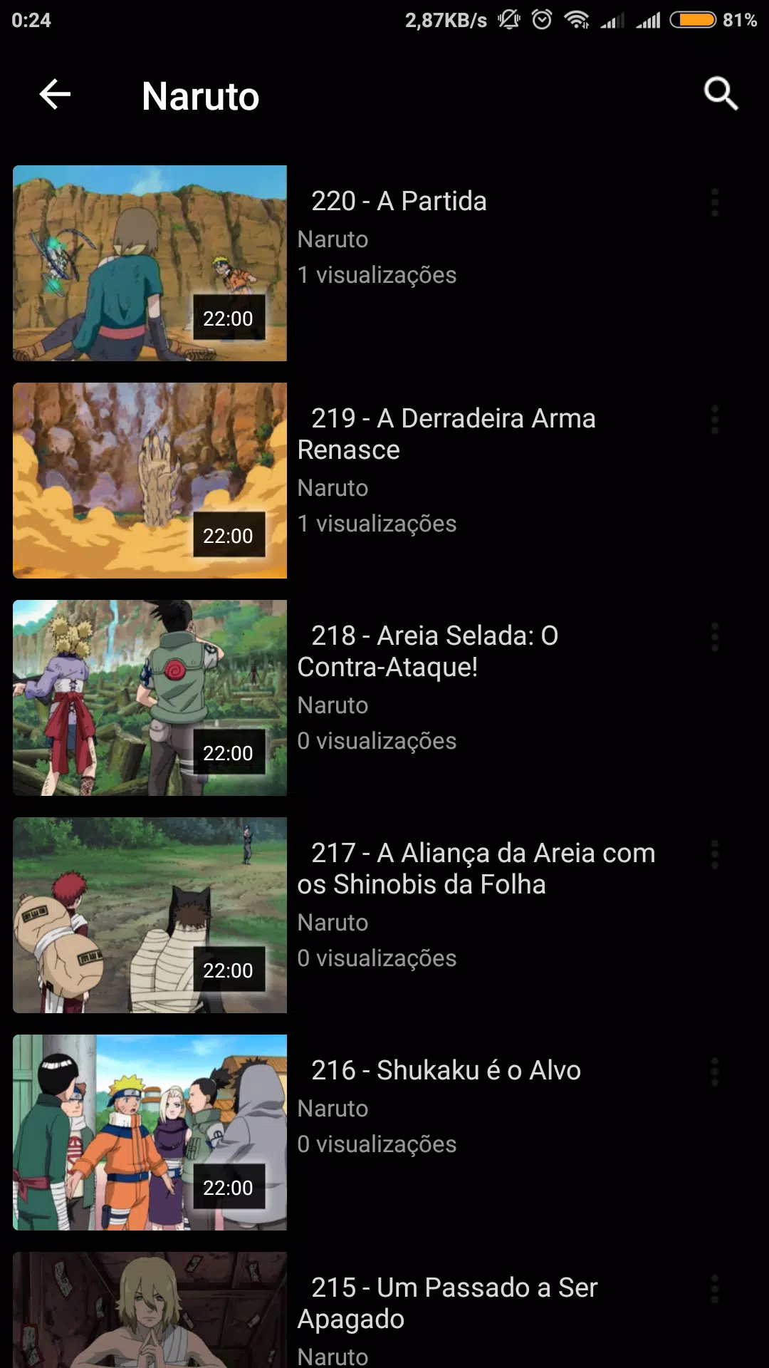 COMO ASSISTIR NARUTO - ANDROID