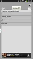 EFS Backup Tool تصوير الشاشة 1