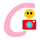 Text and Emoji Camera icône