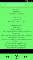 Songs&Lyrics Fergie capture d'écran 3