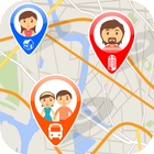 Find My Friends-Family Locator Zeichen