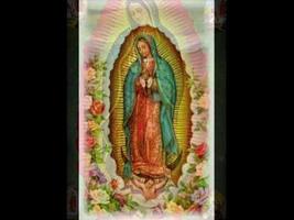 La novena de la virgen de Guadalupe imagem de tela 1