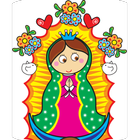 La Virgen en caricatura icône