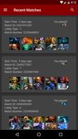 Statistics for Dota 2 poster