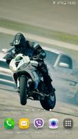 Motorbike Drift Live Wallpaper syot layar 2