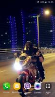 Motorbike Drift Live Wallpaper syot layar 3