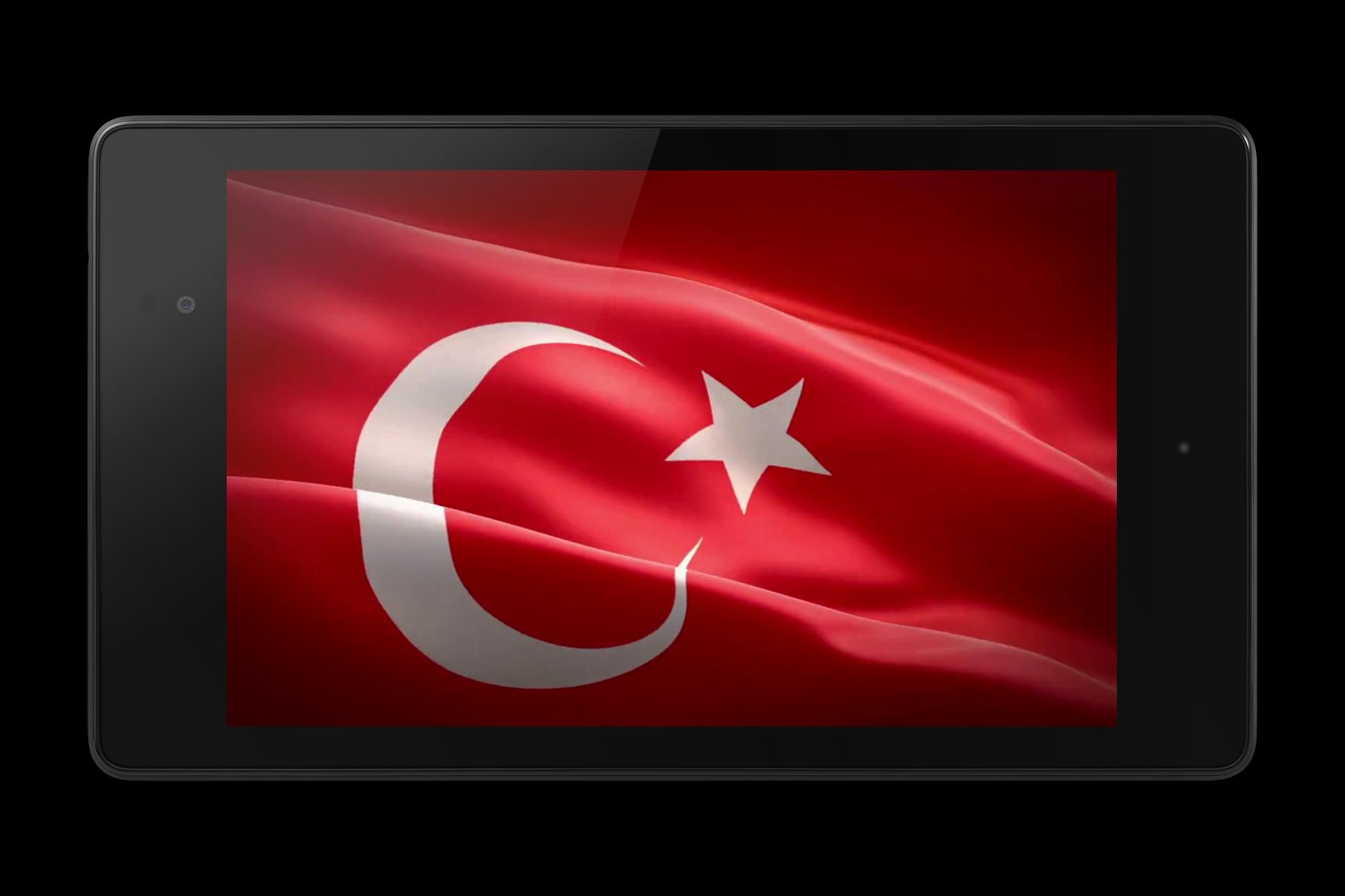 Turkey video. Флаг Турции. Flag Turkish Video.
