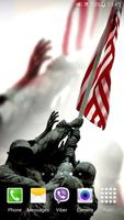 Flag of USA Video Wallpaper Poster