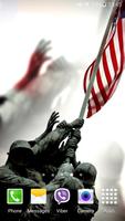 Flag of USA Video Wallpaper captura de pantalla 1