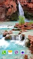 Wasserfall Live-Hintergründe Plakat