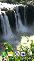 Wasserfall Live-Hintergründe Plakat