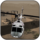 ikon Helikopter aksi gurun