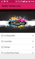 برنامه‌نما Daddy Yankee Song Lyric عکس از صفحه