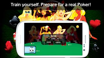 2 Schermata Hot Girls Poker, Free Offline