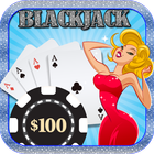 Marylin Offline Free Blackjack أيقونة