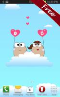 Cute Lover Eggs Live Wallpaper ảnh chụp màn hình 2