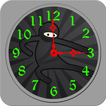 Ninja Clock Live Wallpaper