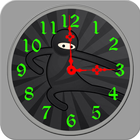 Ninja Clock Live Wallpaper-icoon