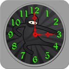 Ninja Clock Live Wallpaper ikona