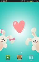 Cute Lovers Live Wallpaper Affiche