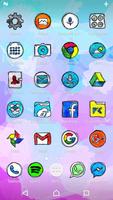 Aqua Color - IconPack पोस्टर