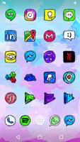 Aqua Color - IconPack 截圖 1