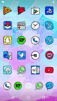 Aqua Color - IconPack स्क्रीनशॉट 2