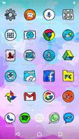 Aqua Color - IconPack स्क्रीनशॉट 3