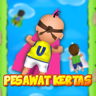 Pesawat Kertas Ipin Upin icône