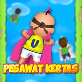 Icona Pesawat Kertas Ipin Upin