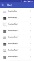 C-DAC PRACTICE TEST Screenshot 1