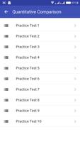 برنامه‌نما GRE MATH PRACTICE TEST عکس از صفحه