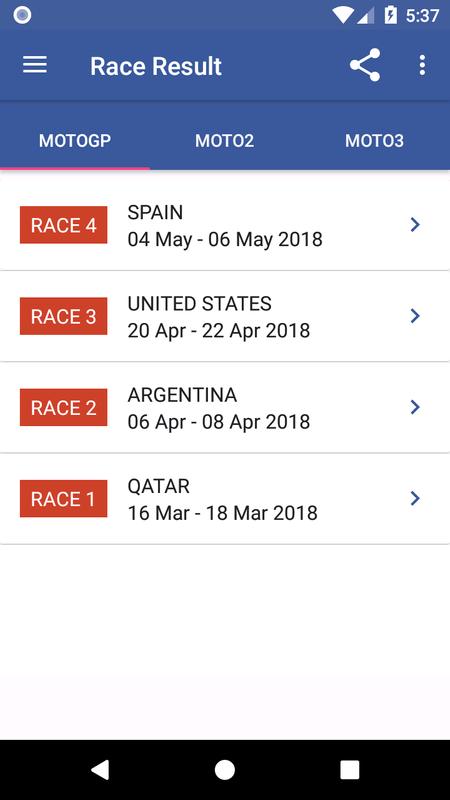 2018 MotoGP Calendar Result APK Download - Free Sports APP ...