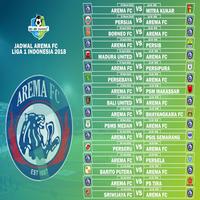 Jadwal Pertandingan Arema Liga 1 2018 Affiche