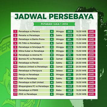 Jadwal Pertandingan Persebaya Liga 1 2019 for Android 