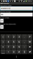 SMS Generator captura de pantalla 1