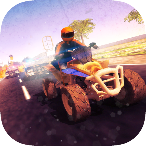 Quad Bike Bandit vs Cop Racing