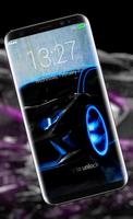 Neon Cars Lock Screen ภาพหน้าจอ 1