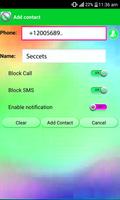 Call And SMS Blocker Free পোস্টার