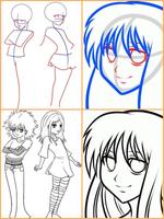 Anime Drawing Step by Steps capture d'écran 2