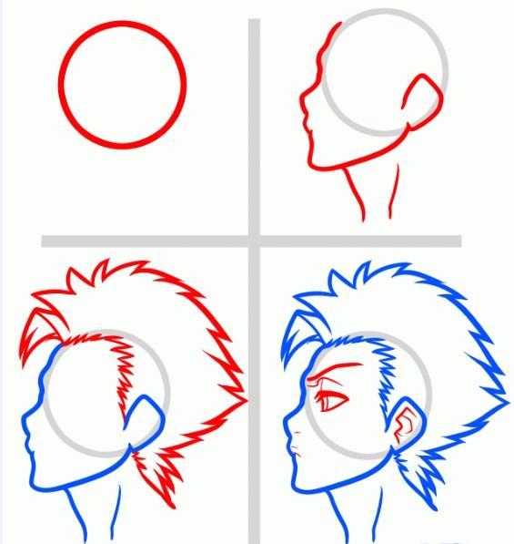 Anime Drawings Step By Step