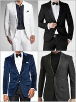 Men Simple Shirt Suit Fashion Affiche