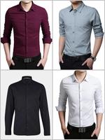 Men Simple Shirt Suit Fashion Ekran Görüntüsü 1