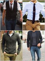 Men Simple Shirt Suit Fashion imagem de tela 3