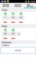 Running pace calculator screenshot 2