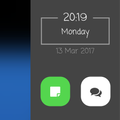 Clock and Apps [Only for Edge Screen]