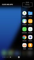 Clock and Apps [Only for Edge Screen] Plakat