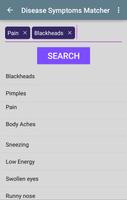 Disease Symptoms Matcher capture d'écran 1