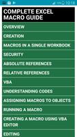 Learn MS Excel Macros Complete Guide Plakat